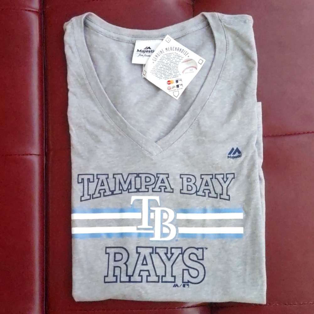 TB Rays SS Tee - Women's L NWT